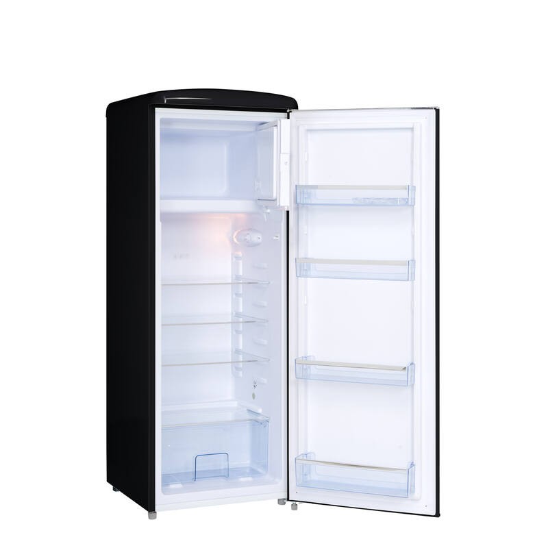 Frigorifero Armadio Retro Vintage Nero 218L RF218RNA++ - FrigeluX