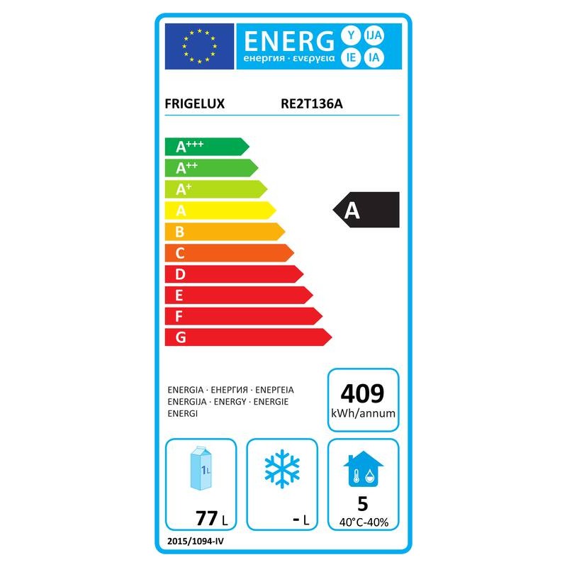 Frigorifero da Esterno Doppia Porta RE2T136A 136L - FrigeluX